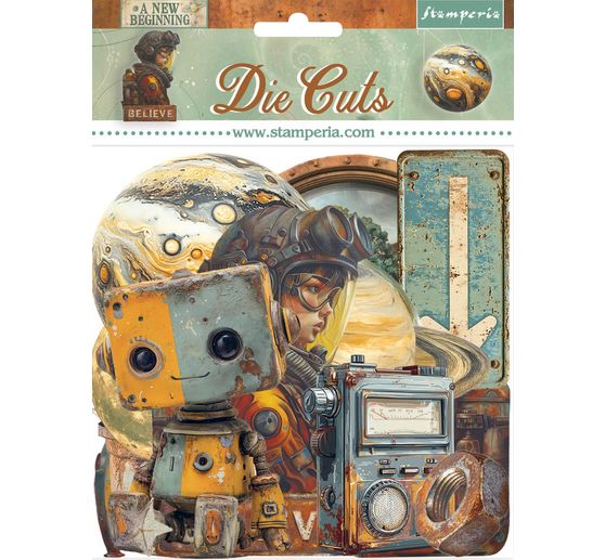 Motifs estamp&eacute;s &laquo; A New Beginning &raquo;