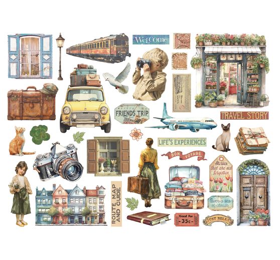 Stanzmotive "Art of Travelling"