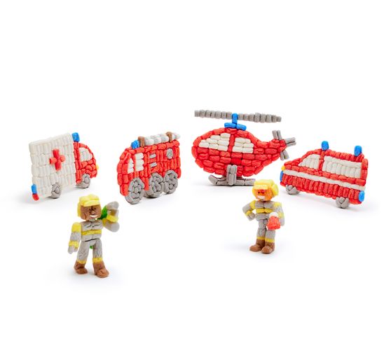 Set de cartes PlayMais Classic &laquo; Firetruck &raquo;