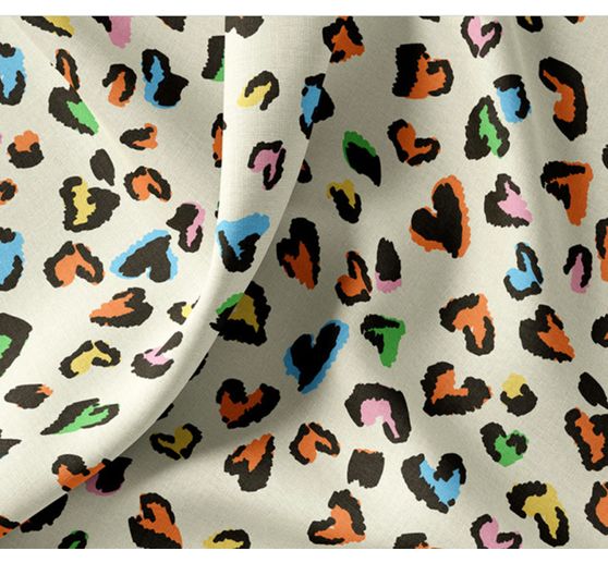 Baumwoll-Stoff "Love Leo"