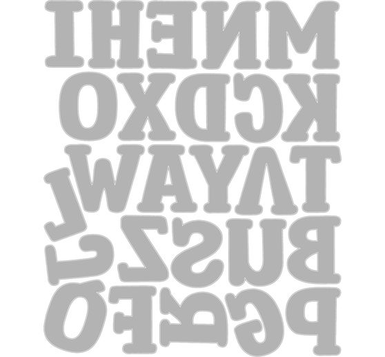 Sizzix Thinlits Punching template "Alphabet by Eileen Hull"
