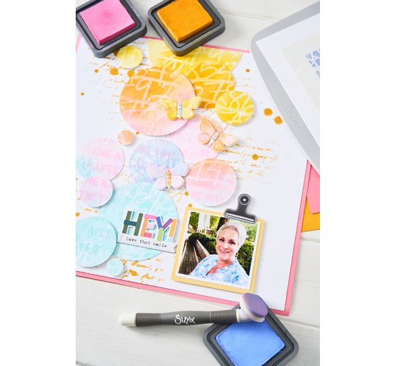 Sizzix Stencil Set "Words and Numbers"