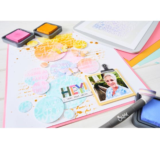 Sizzix Stencil Set "Words and Numbers"