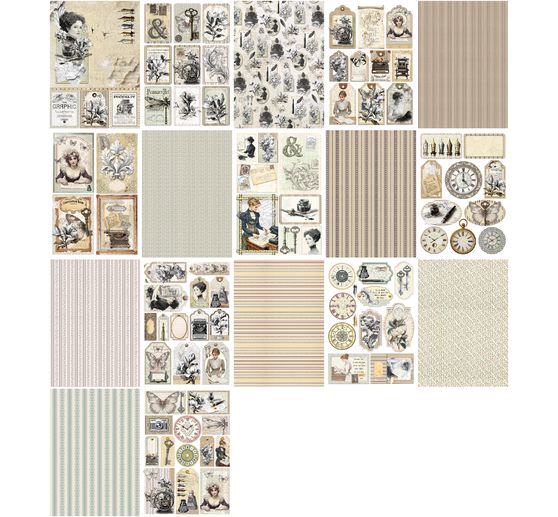 Paper set "Typographic"