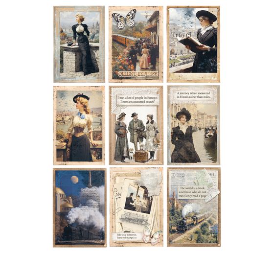 Paper set "Eastern Journey"