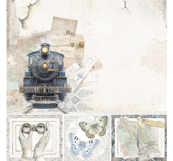 Papier scrapbooking &laquo; Eastern Journey &raquo;