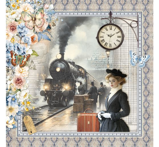 Papier scrapbooking &laquo; Eastern Journey &raquo;