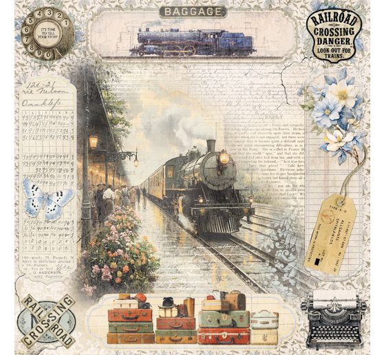 Papier scrapbooking &laquo; Eastern Journey &raquo;