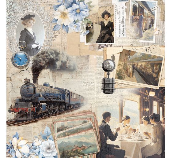 Papier scrapbooking &laquo; Eastern Journey &raquo;