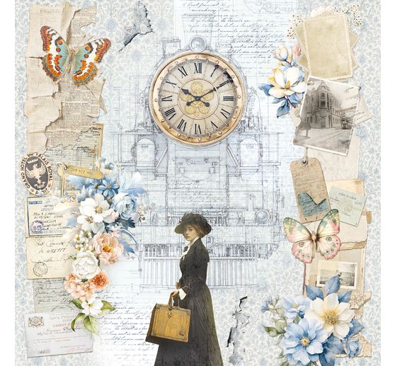 Papier scrapbooking &laquo; Eastern Journey &raquo;