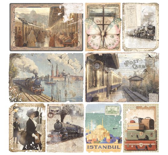 Papier scrapbooking &laquo; Eastern Journey &raquo;