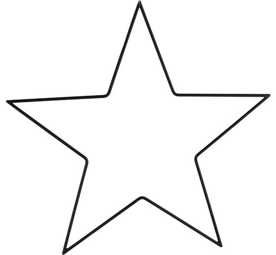 Anneau en m&eacute;tal &laquo; &Eacute;toile &raquo;, Noir