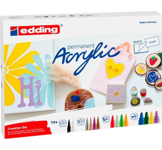edding Acrylic "Acrylic marker Creative Set", set of 14