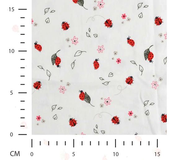 Jersey fabric "Ladybird"