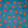 Fleece fabric "Ladybug"