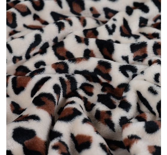Fleece-Stoff "Leopard"