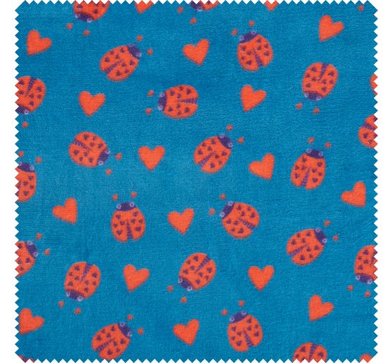 Tissu polaire au m&egrave;tre &laquo; Ladybug &raquo;