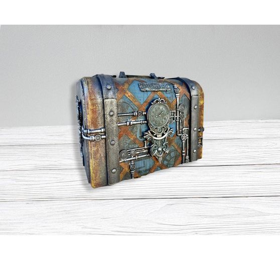 Moule en silicone A5 &laquo; Gardens of Time &raquo;, Clock and Flowers