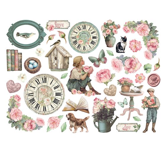 Motifs estamp&eacute;s &laquo; House of Roses &raquo;