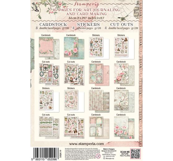 Junk Journal Book &laquo; House of Roses &raquo;