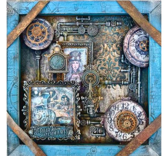 Scrapbook-Block "Gardens of Time"