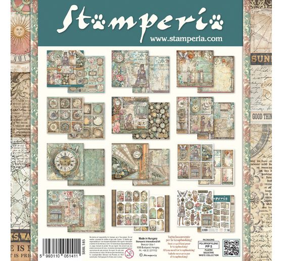 Scrapbook-Block "Gardens of Time"