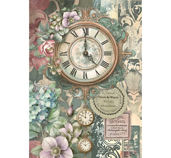 Assortiment de soies de paille &agrave; motifs "Gardens of Time", set de 8 pi&egrave;ces