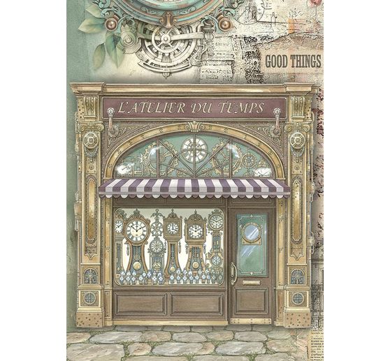 Assortiment de soies de paille &agrave; motifs "Gardens of Time", set de 8 pi&egrave;ces