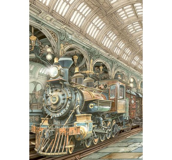 Assortiment de soies de paille &agrave; motifs "Gardens of Time", set de 8 pi&egrave;ces