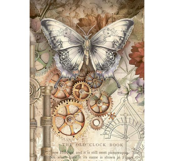 Assortiment de soies de paille &agrave; motifs "Gardens of Time", set de 8 pi&egrave;ces