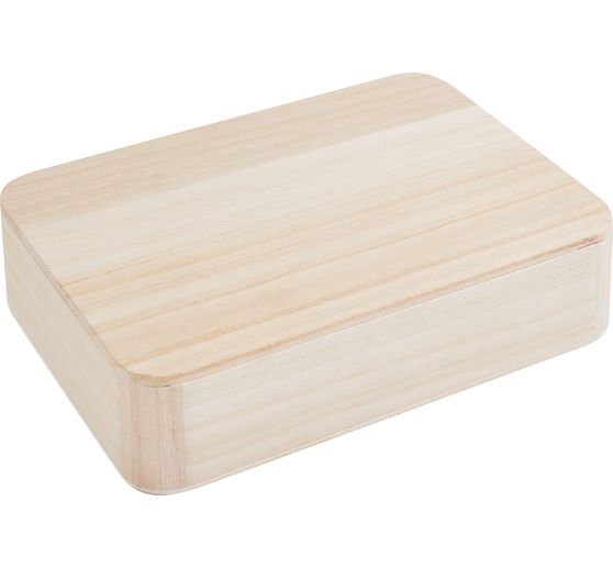 Bo&icirc;te en bois avec couvercle VBS