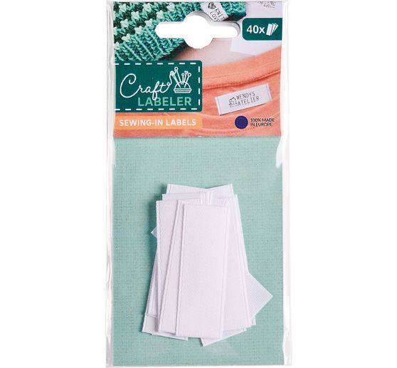&Eacute;tiquettes COLOP Craft Labeler, Blanc
