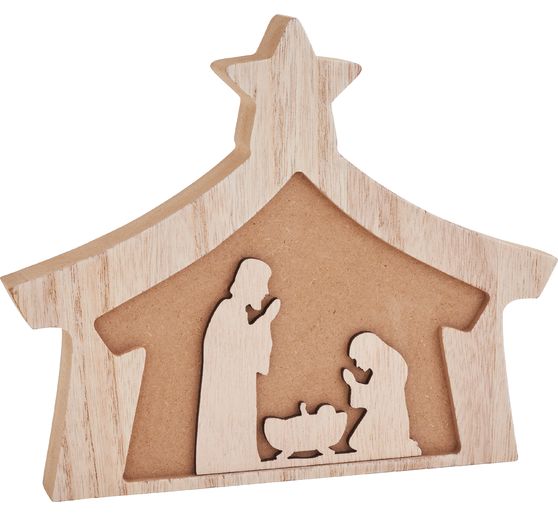 Cr&egrave;che en bois avec renfoncement VBS