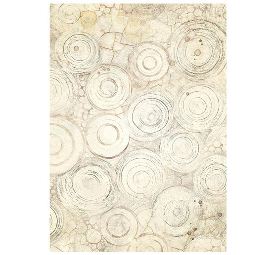 Motiv-Strohseide Backgrounds "All Around", DIN A6, 8er-Set