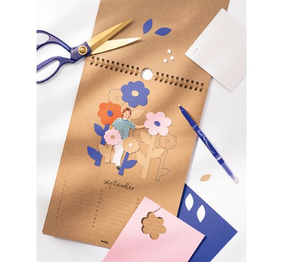 DIY Calendrier photo &laquo; Kraft &raquo;
