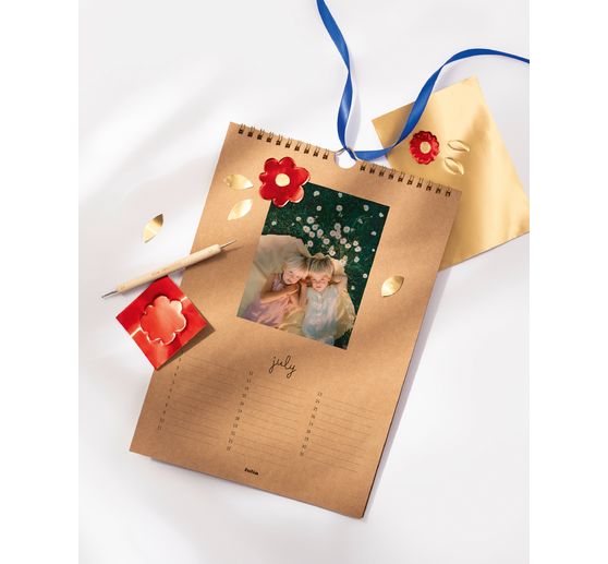 DIY Calendrier photo &laquo; Kraft &raquo;