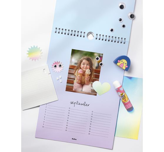 DIY Calendrier photo &laquo; Shades of Rainbow &raquo;
