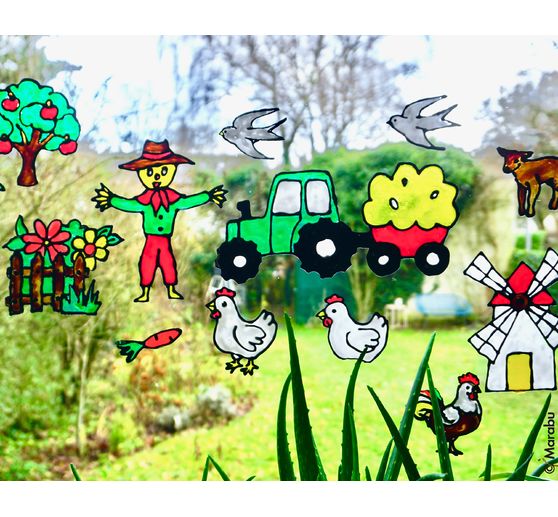 KiDS Window Color "Farm", 6 x 25 ml
