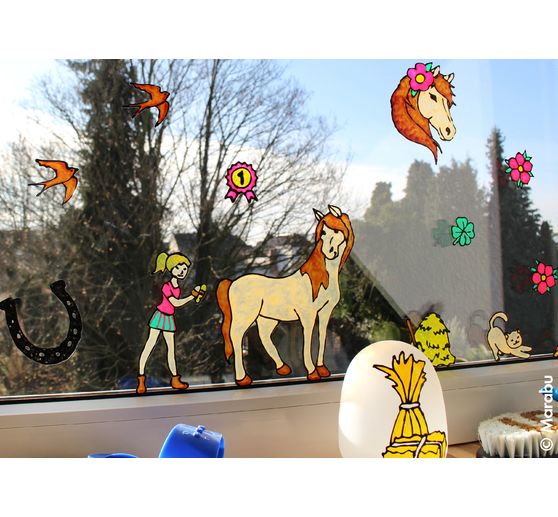 KiDS Window Color "Pony Farm", 6 x 25 ml