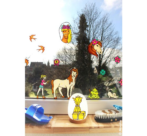 KiDS Window Color "Pony Farm", 6 x 25 ml