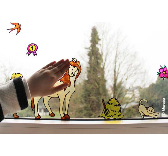 KiDS Window Color "Pony Farm", 6 x 25 ml
