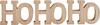 Inscription en bois VBS &laquo; HoHoHo &raquo;