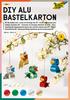 Alu Bastelkarton, DIN A4