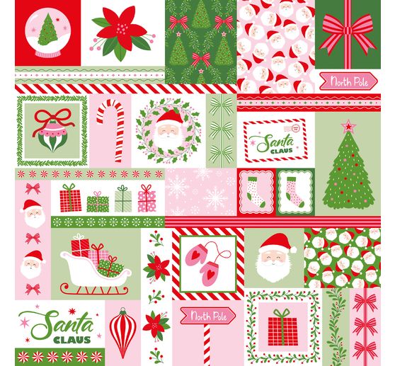 Papier-Set "Santa Baby"