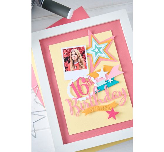 Gabarit d&rsquo;estampe Sizzix Framelits &laquo; Stars &raquo;