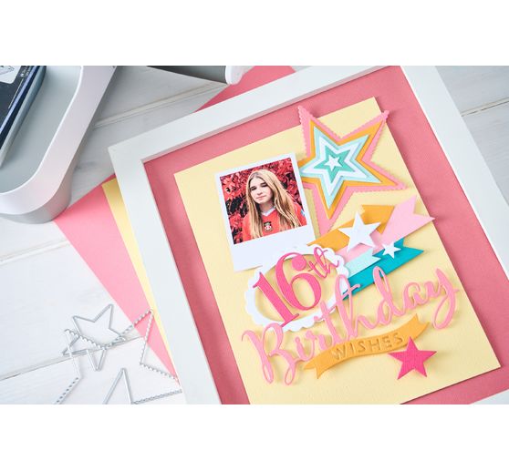 Gabarit d&rsquo;estampe Sizzix Framelits &laquo; Stars &raquo;