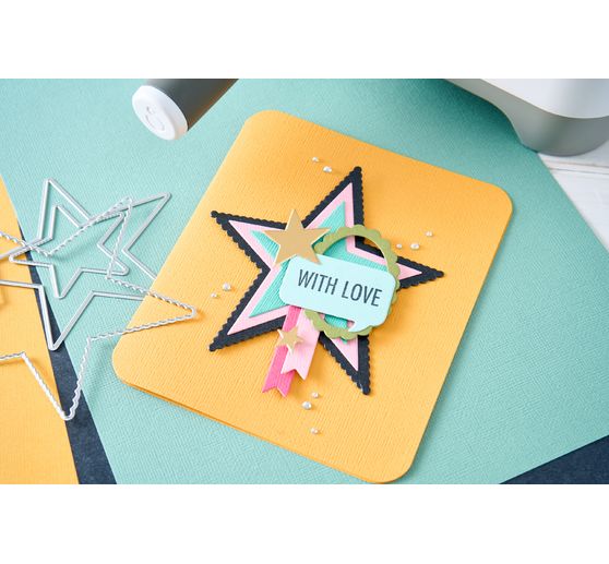 Gabarit d&rsquo;estampe Sizzix Framelits &laquo; Banners, Tags & Labels&raquo;