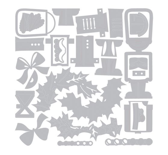 Sizzix Thinlits Stanzschablone "Yuletide Harvey by Tim Holtz"