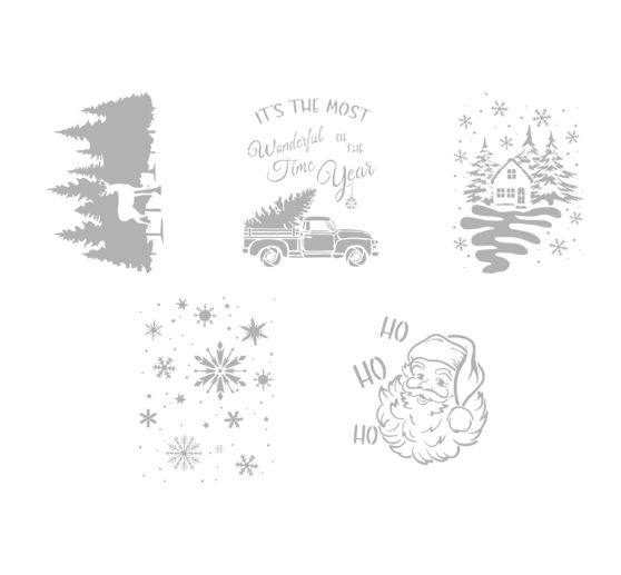 VBS Stencil set "Christmas Time"
