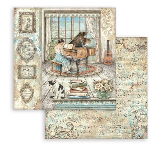 Stamperia Scrapbook block "Symphony"